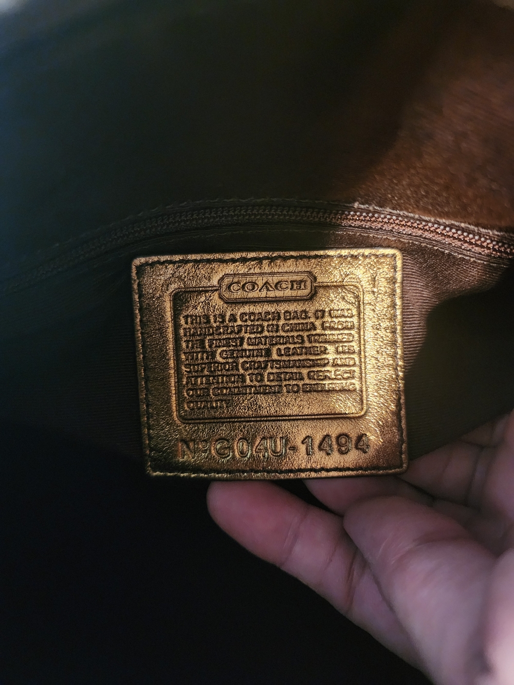 Coach *RARE* LIMITED EDITION Signature Canvas BOSTON Satchel W Suede Metallic - Picture 11 of 12